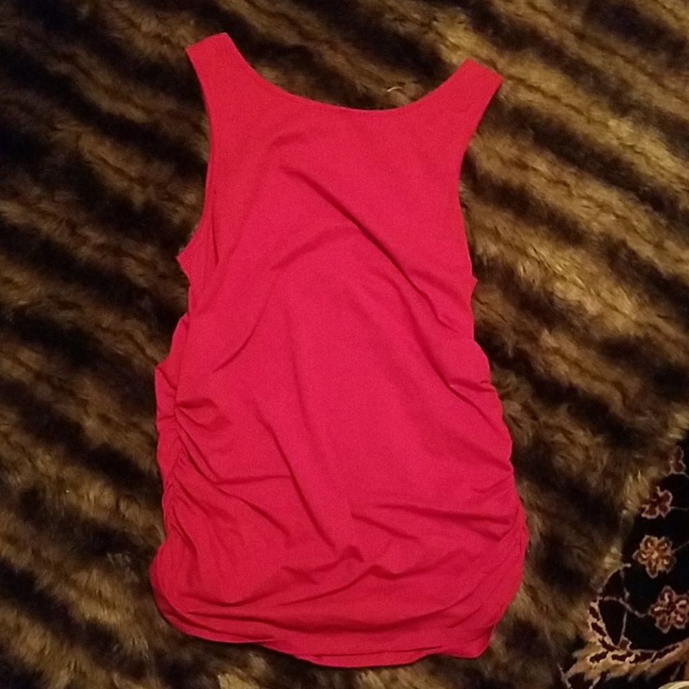 Red Maternity Tank - Picture 3 of 3